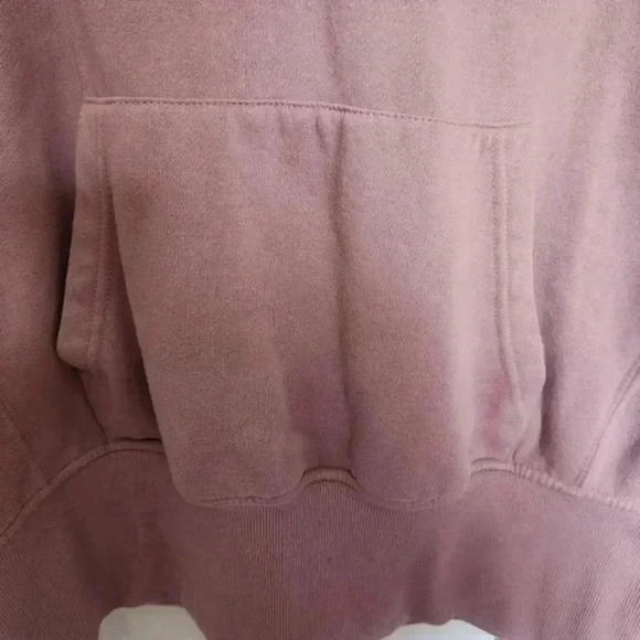 Cabin Fever Dusty Rose Oversized Kangaroo Pocket Style Hoodie Size S/M - Picture 6 of 11